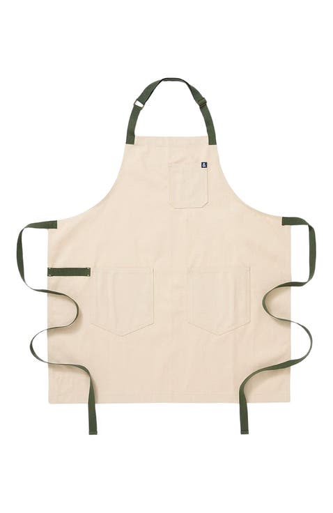 The Essential Apron - Sage White