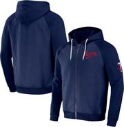Darius Rucker Collection by Fanatics Men's Darius Rucker Collection by Fanatics Navy Minnesota Twins Raglan Full-Zip Hoodie