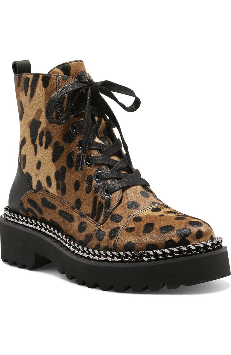 Vince Camuto Mindinta Calf Hair Combat Boot, Main, color,