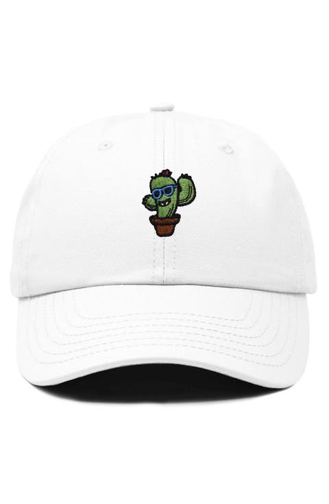 Cactus Embroidered Casual Cap