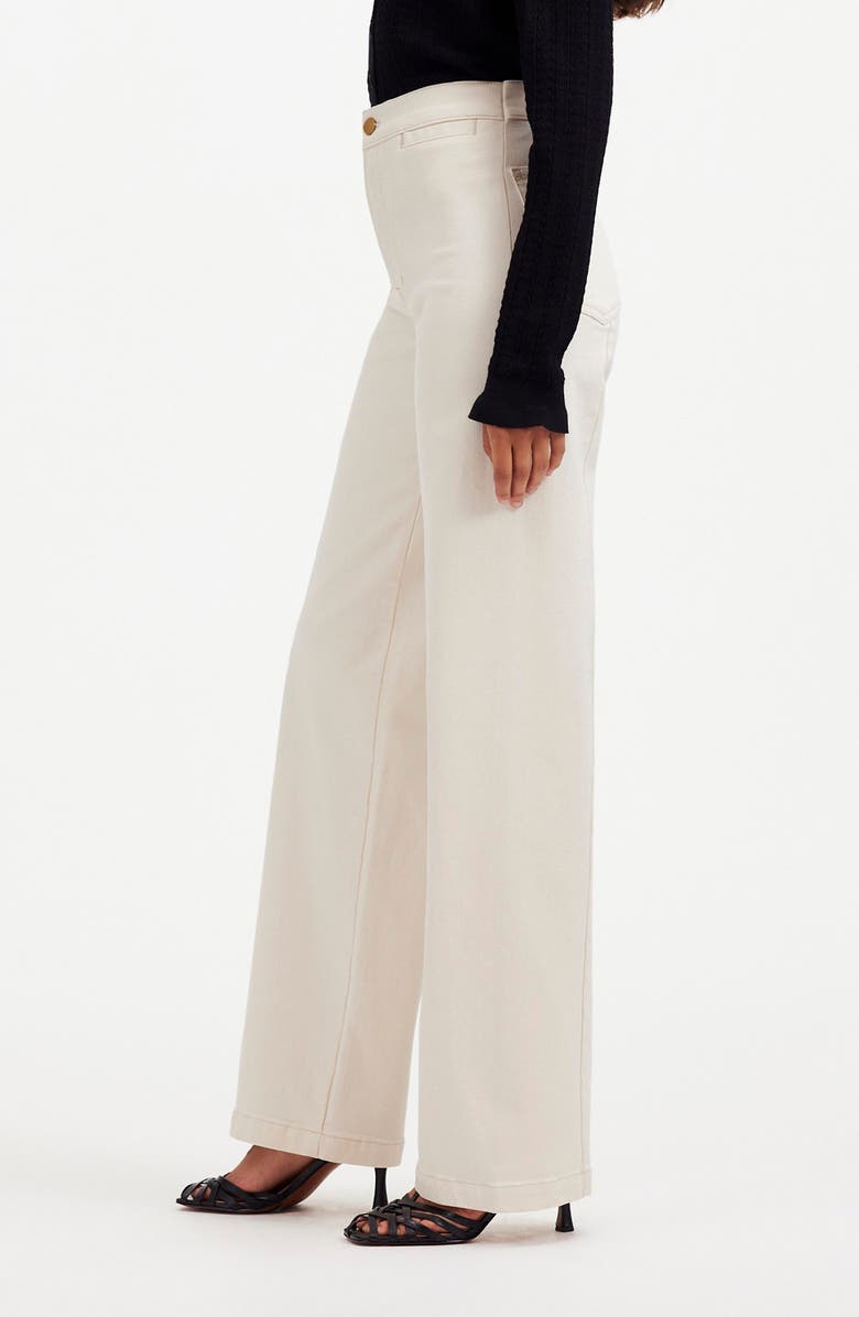 Madewell The Emmett Welt Pocket Wide Leg Jeans, Alternate, color, Vintage Canvas