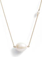 Poppy Finch Baroque Cultured Pearl Pendant Necklace