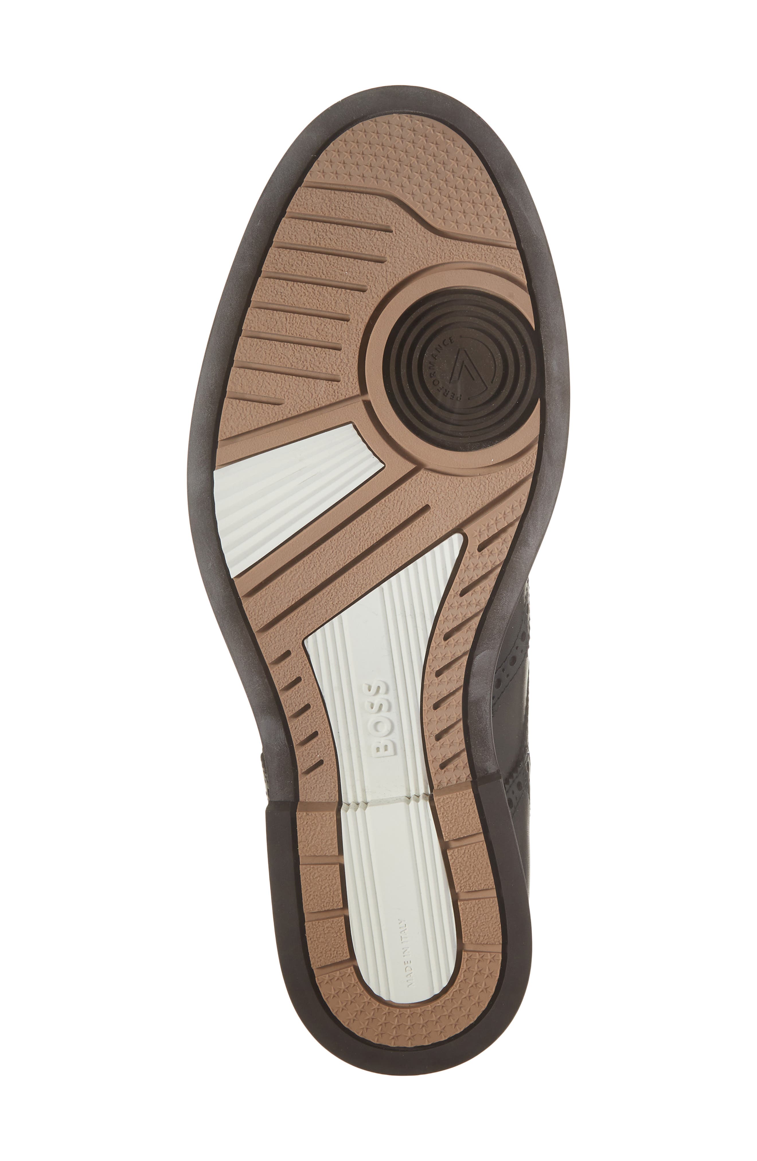 BOSS Dressletic Wingtip Derby, Alternate, color, Dark Brown