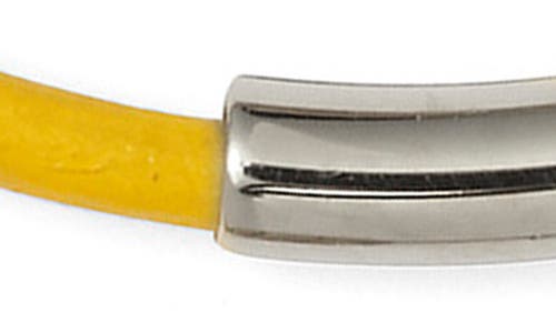 Lady Grey Leather Bond Bracelet In Multi