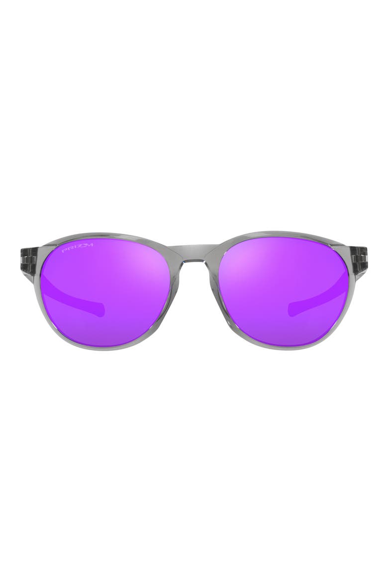 Reedmace 54mm Prizm™ Round Sunglasses, Main, color, GREY METAL
