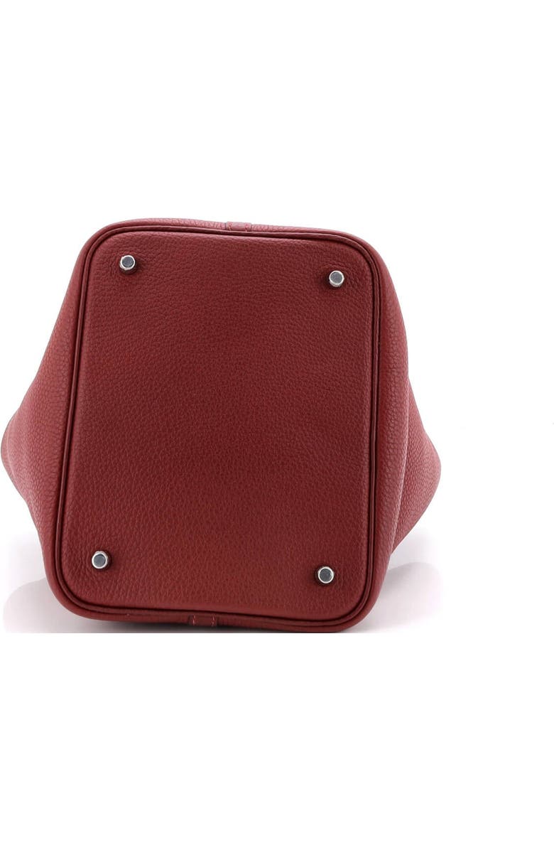 Pre-Owned Hermes Picotin Lock Bag Clemence MM, Alternate, color, Rouge H