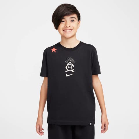 Youth Nike Black Club America CA x CA Heritage T-Shirt