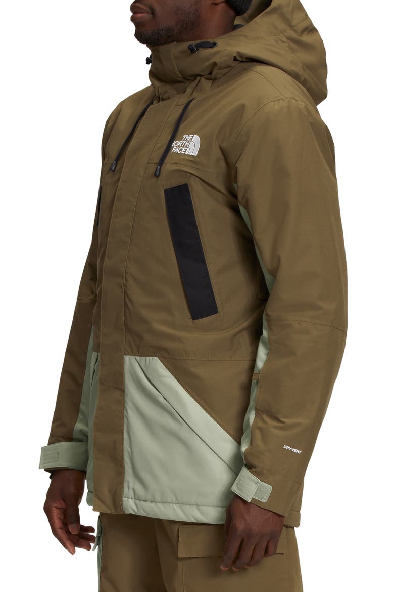 Goldmill Water Repellent Insulated Jacket, Alternate, color, MILITARY OLIVE/ TEA GREEN