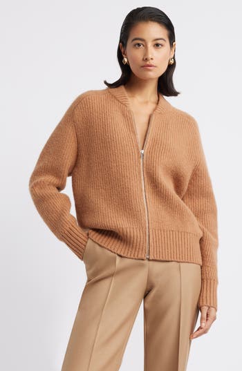 Nordstrom Saddle Shoulder Bomber Cardigan