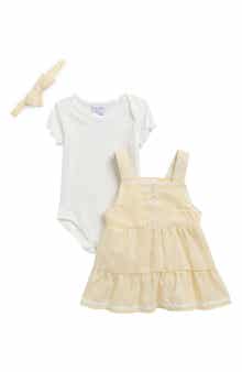 Nicole Miller Bodysuit, Dress & Headband Set