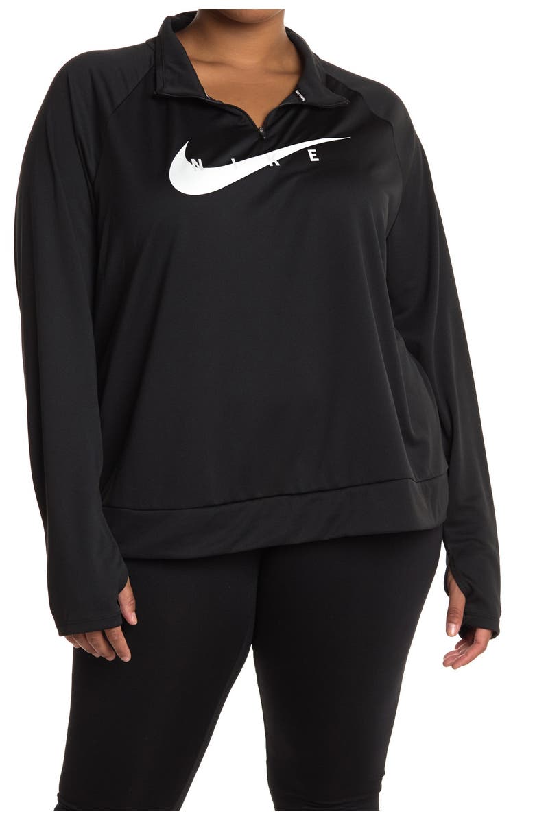 Nike Swoosh Run 1/4 Zip Pullover, Main, color, 