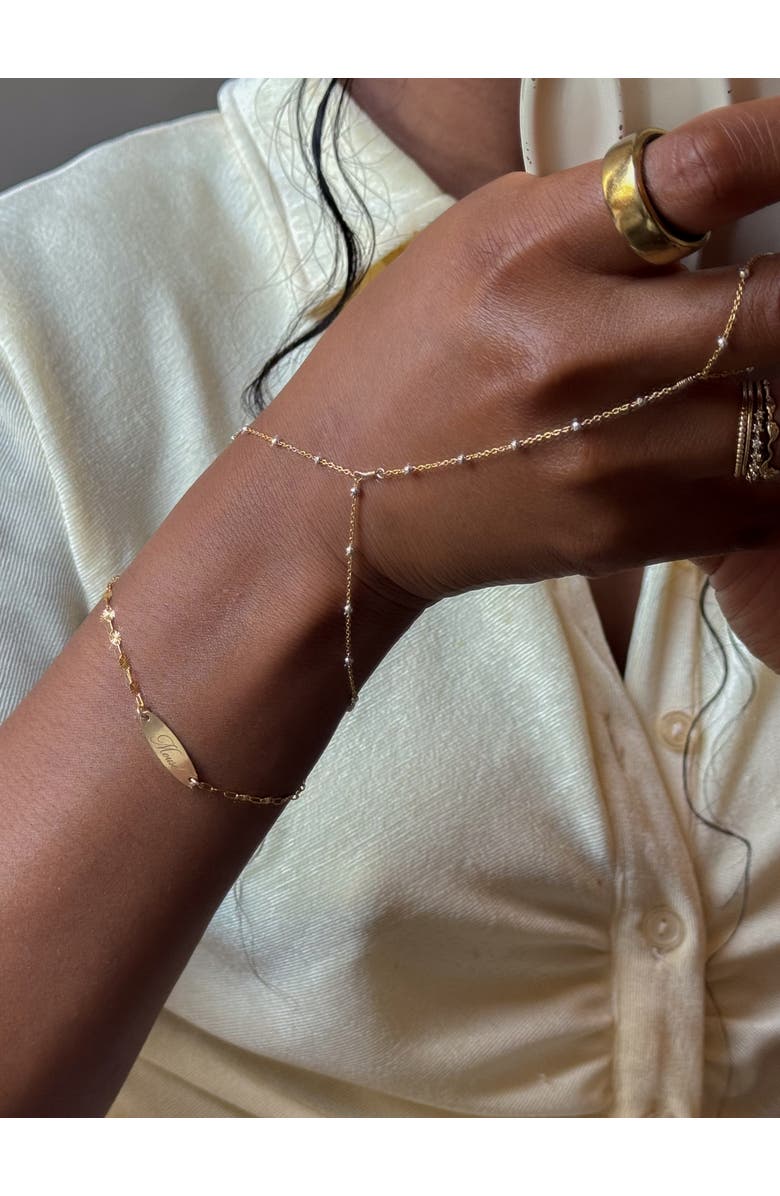 Set & Stones Austen Hand Chain, Alternate, color, Gold