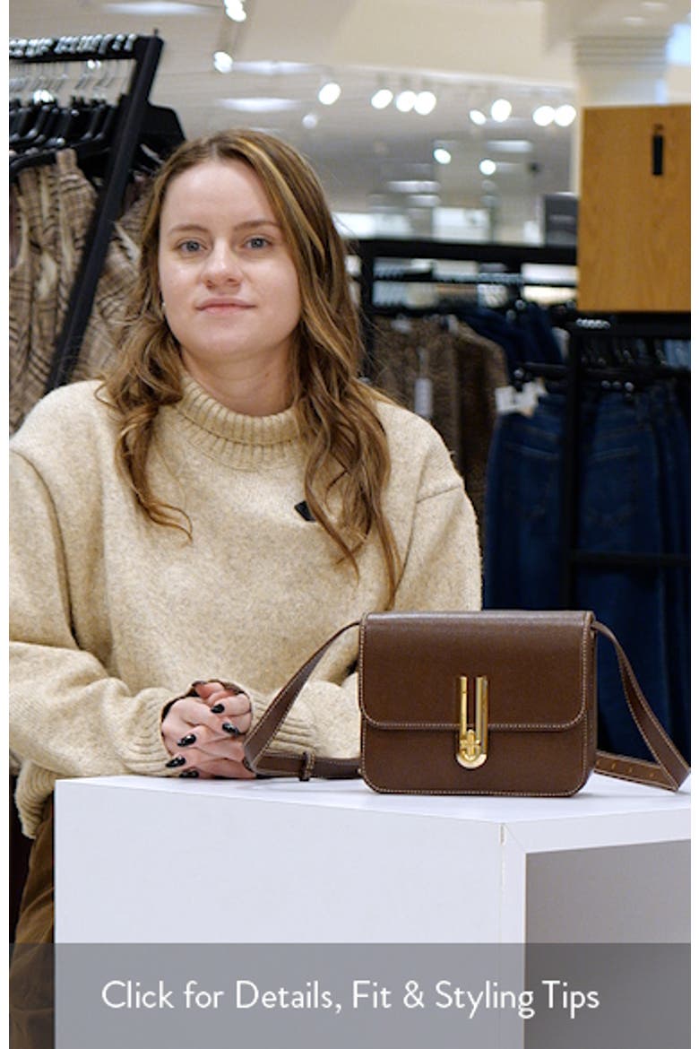 Evania Lock Pebbled Faux Leather Shoulder Bag video