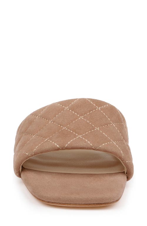 Shop L Agence L'agence Aloise Slide Sandal In Cappuccino Suede