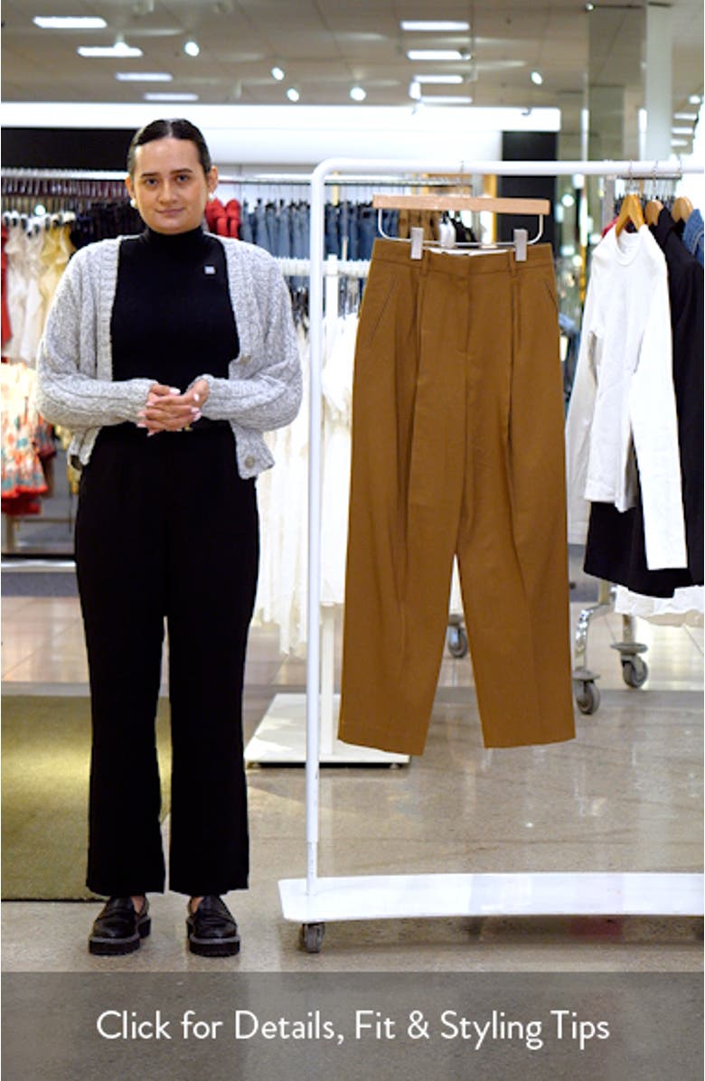 Celeste Pleated Wool Pants, sales video thumbnail