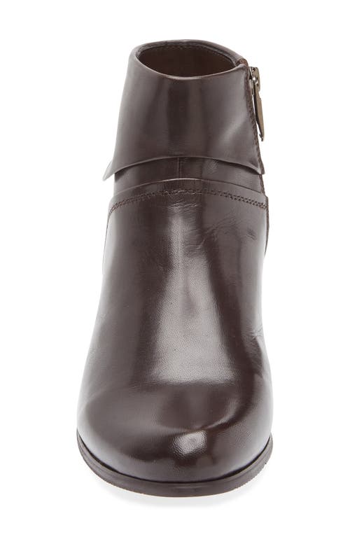 Regarde Le Ciel Stefany Block Heel Bootie In Brown