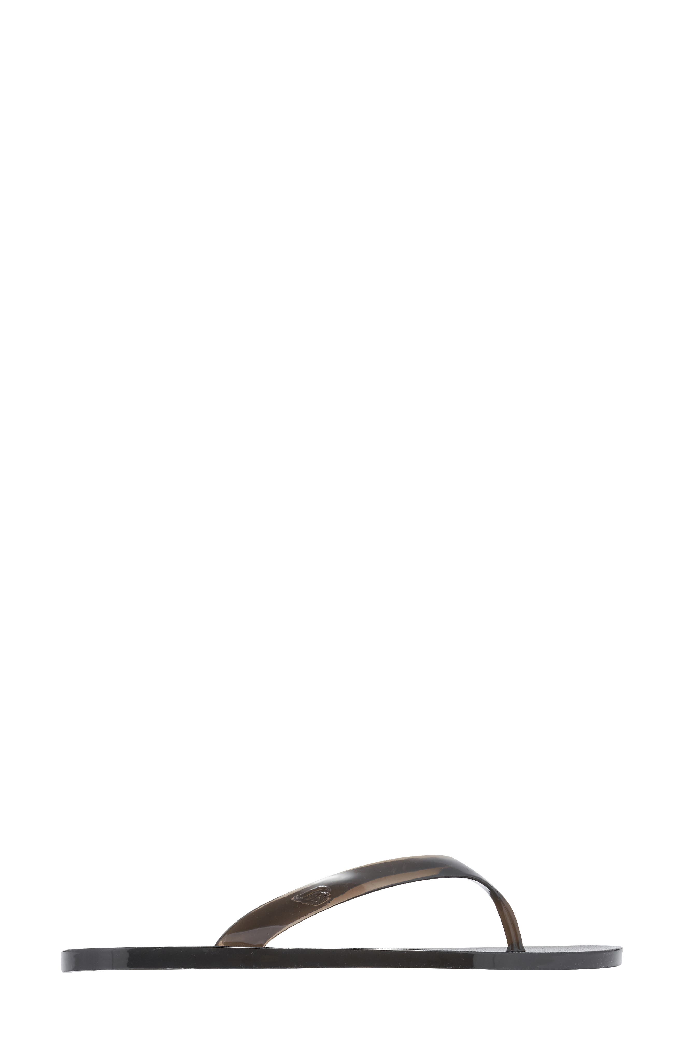 Ancient Greek Sandals Jelly Flip Flop, Alternate, color, Black