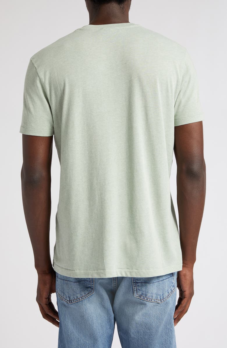 TOM FORD Mélange Crewneck T-Shirt, Alternate, color, Mint