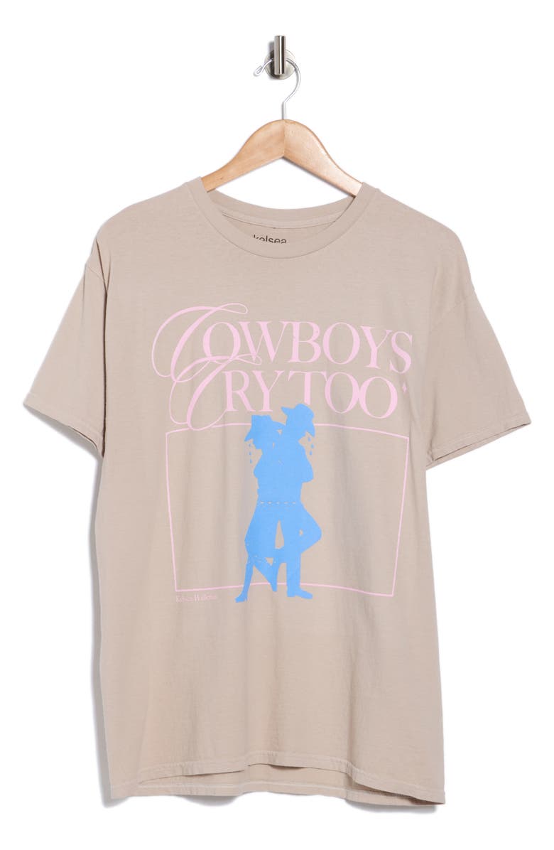 Merch Traffic Kelsea Ballerini Print Crew T-Shirt, Main, color, Khaki