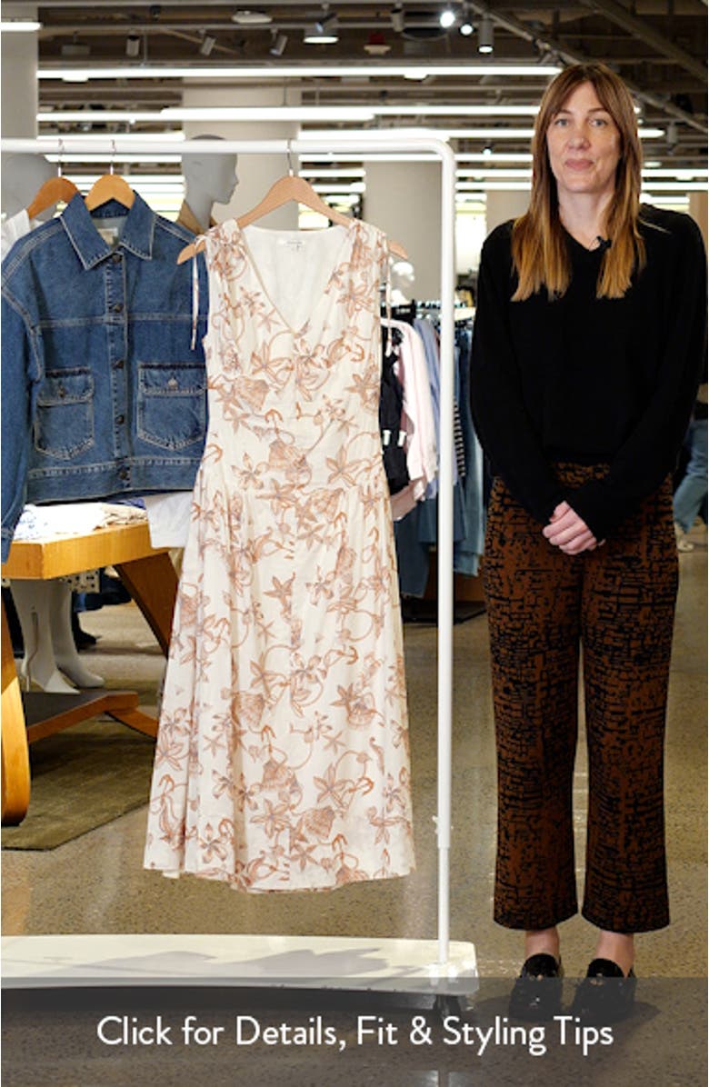 Nautical Print Dress, sales video thumbnail