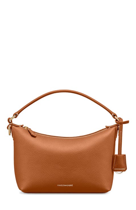 Small Leather Soft Hobo