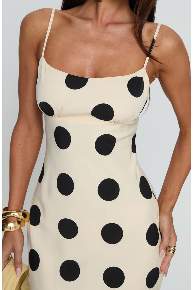 Avienna Dot Maxi Dress, Alternate, color, CREAM / POLKA DOT