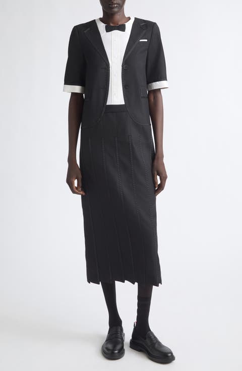 Super 120's Wool Twill Trompe Dress