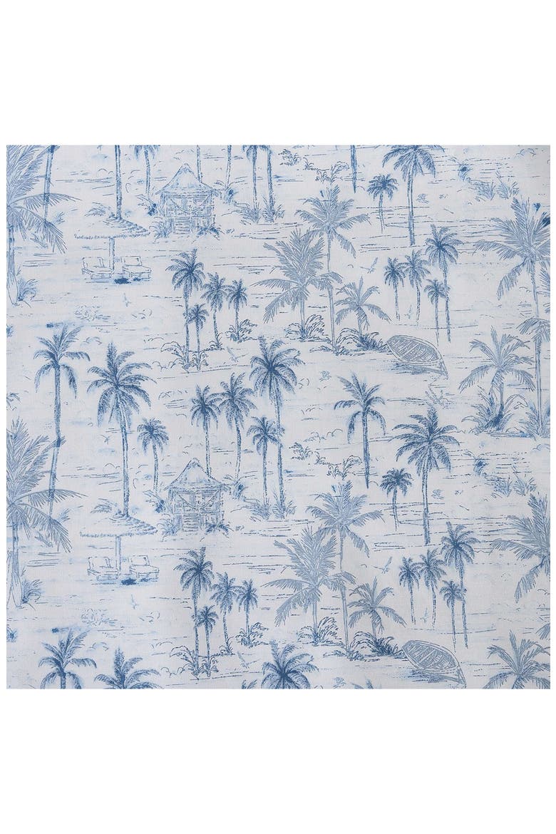 Surfside Cotton Percale Sheet Set, Alternate, color, BLUE