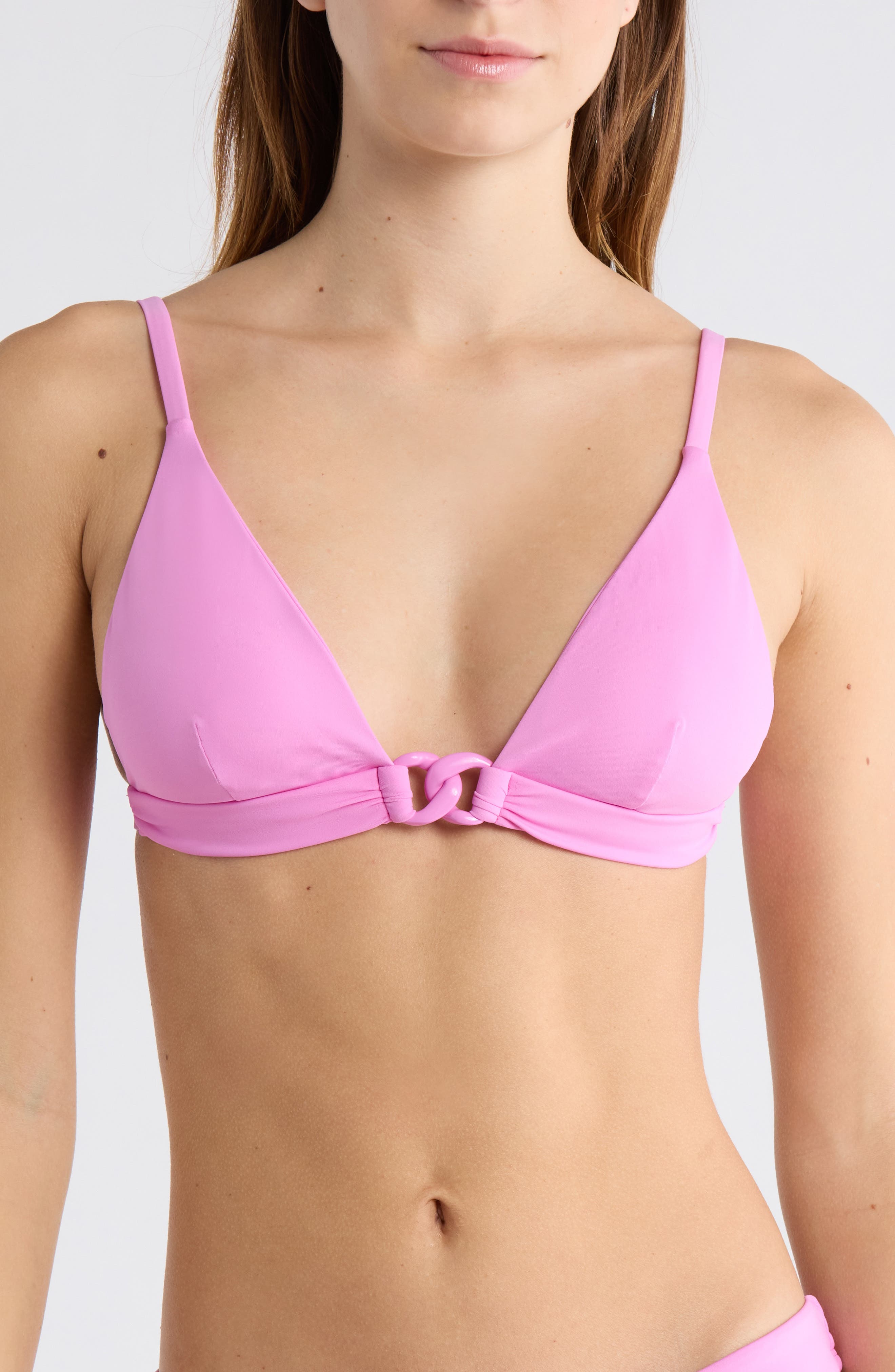 Vitamin A® Luxe Link Bralette Bikini Top