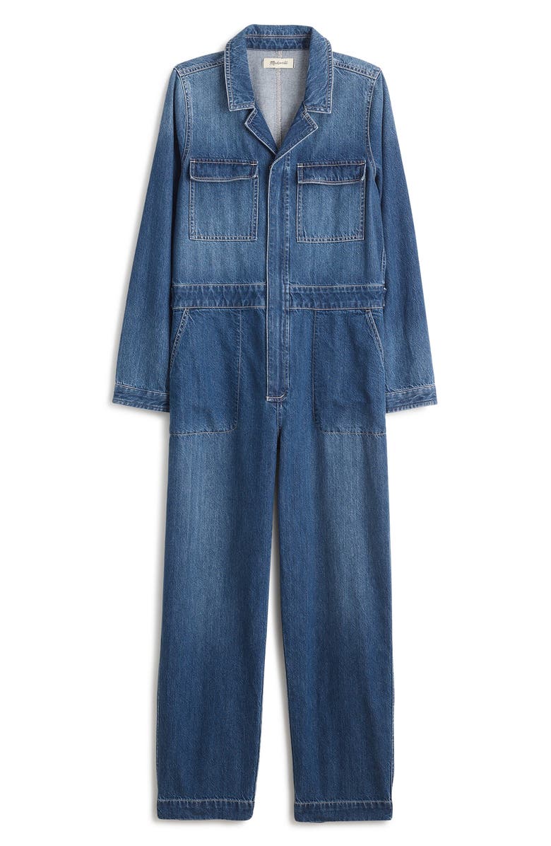 Madewell Denim Utility Coveralls, Alternate, color,