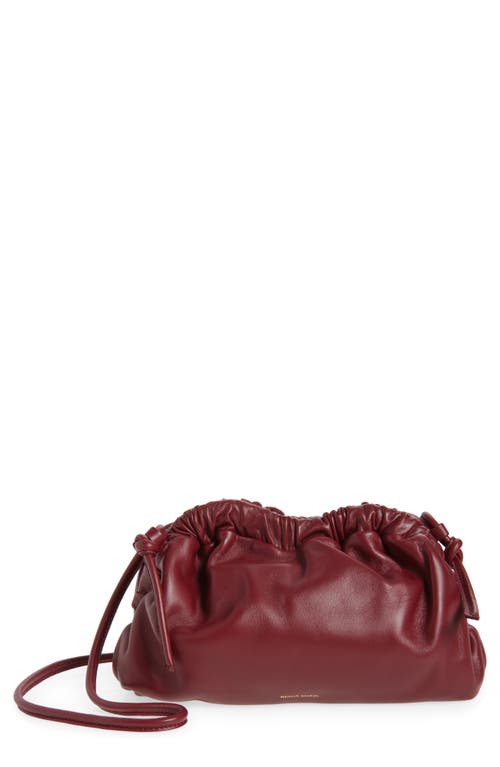 Mansur Gavriel Oversized Cloud Clutch In Burgundy