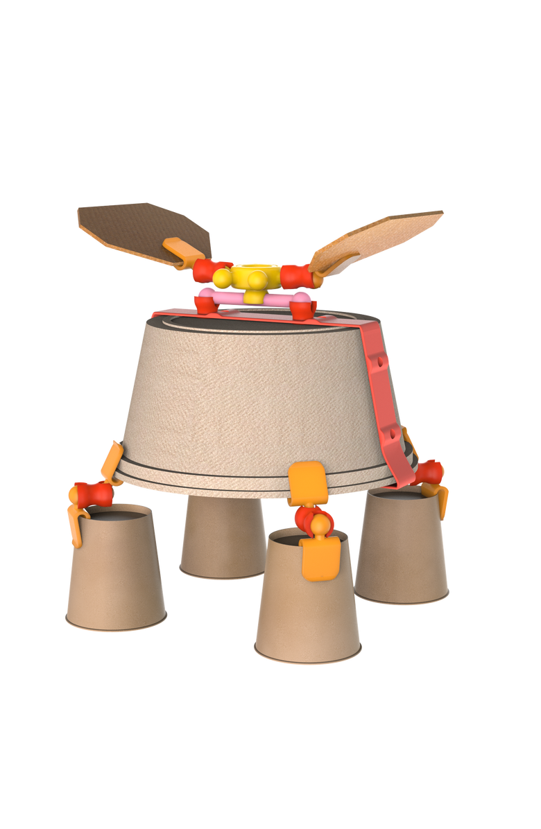 Oddy Arts and Crafts Spaceship Building Kit, Alternate, color, NO COLOR