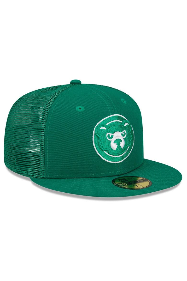 Men's New Era Green Chicago Cubs 2022 St. Patrick's Day 59FIFTY Fitted Hat, Alternate, color, Green