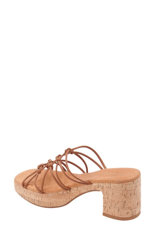 Andre Assous André Assous Camryn Platform Slide Sandal In Cuero