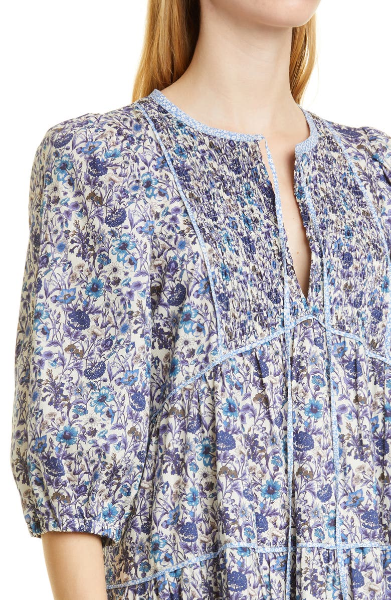 Birgitte Herskind July Liberty Organic Cotton Shift Dress, Alternate, color, 