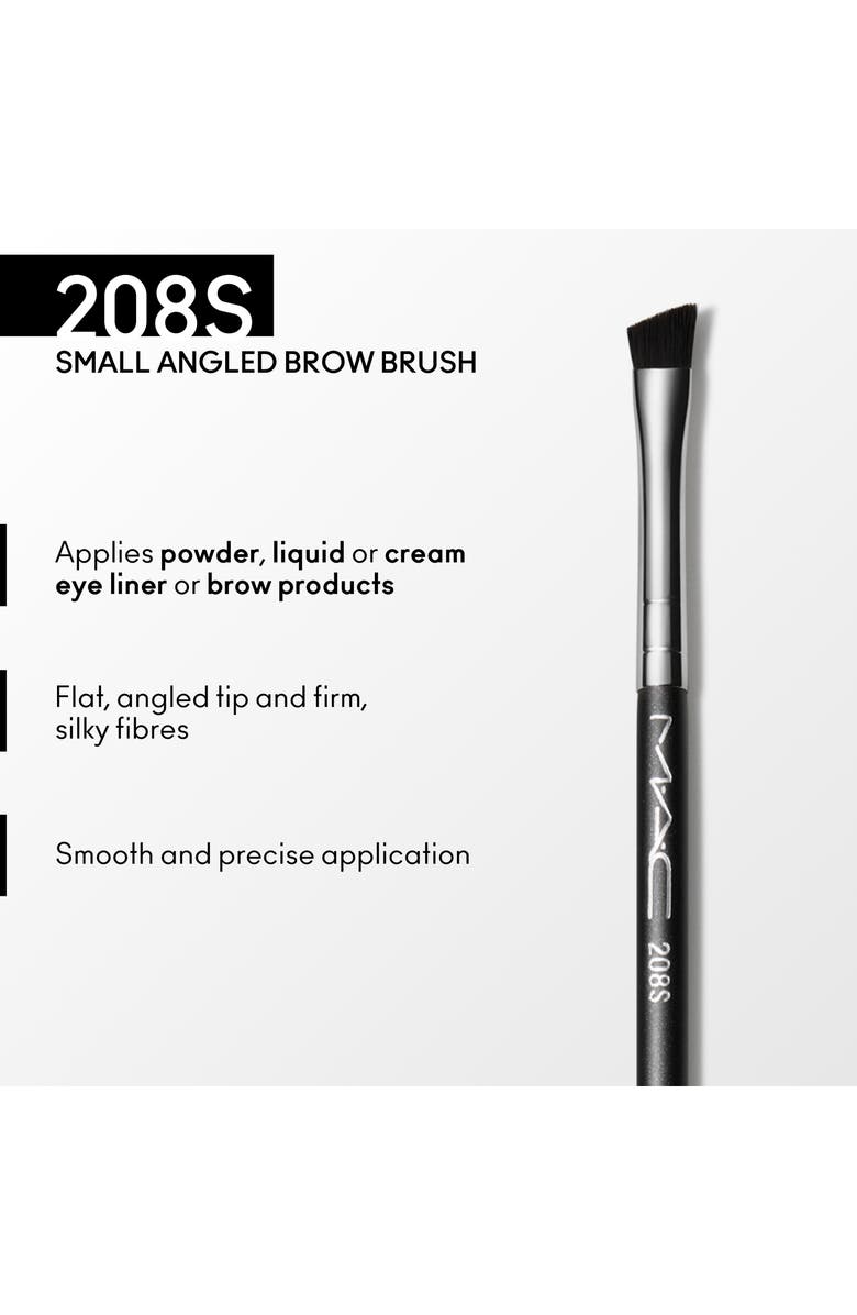 MAC Cosmetics 208S Synthetic Angled Brow Brush, Alternate, color, 