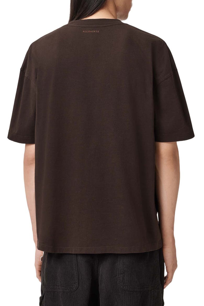 Icon Oversize Graphic T-Shirt, Alternate, color, PLUM BROWN