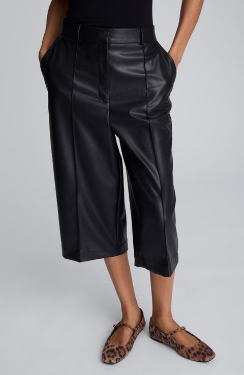 パンツ IIROT / Aynthetic Leather Cropped Pants IIROT/イロット】Aynthetic Leather Cropped Pant 020-022-WP50