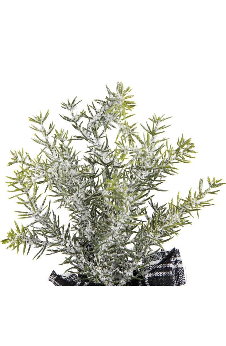 Northlight Mini Frosted Pine Artificial Christmas Trees - 9" - Set of 3, Alternate, color, Green