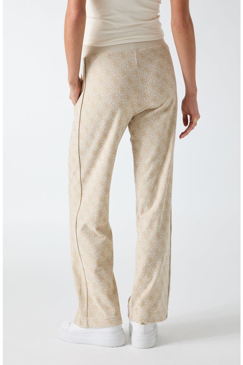 4G Logo Jacquard Drawstring Pants, Alternate, color, BEIGE