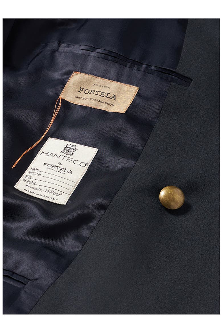 Double-Breasted Concord Wool Jacket, Alternate, color, BLUE