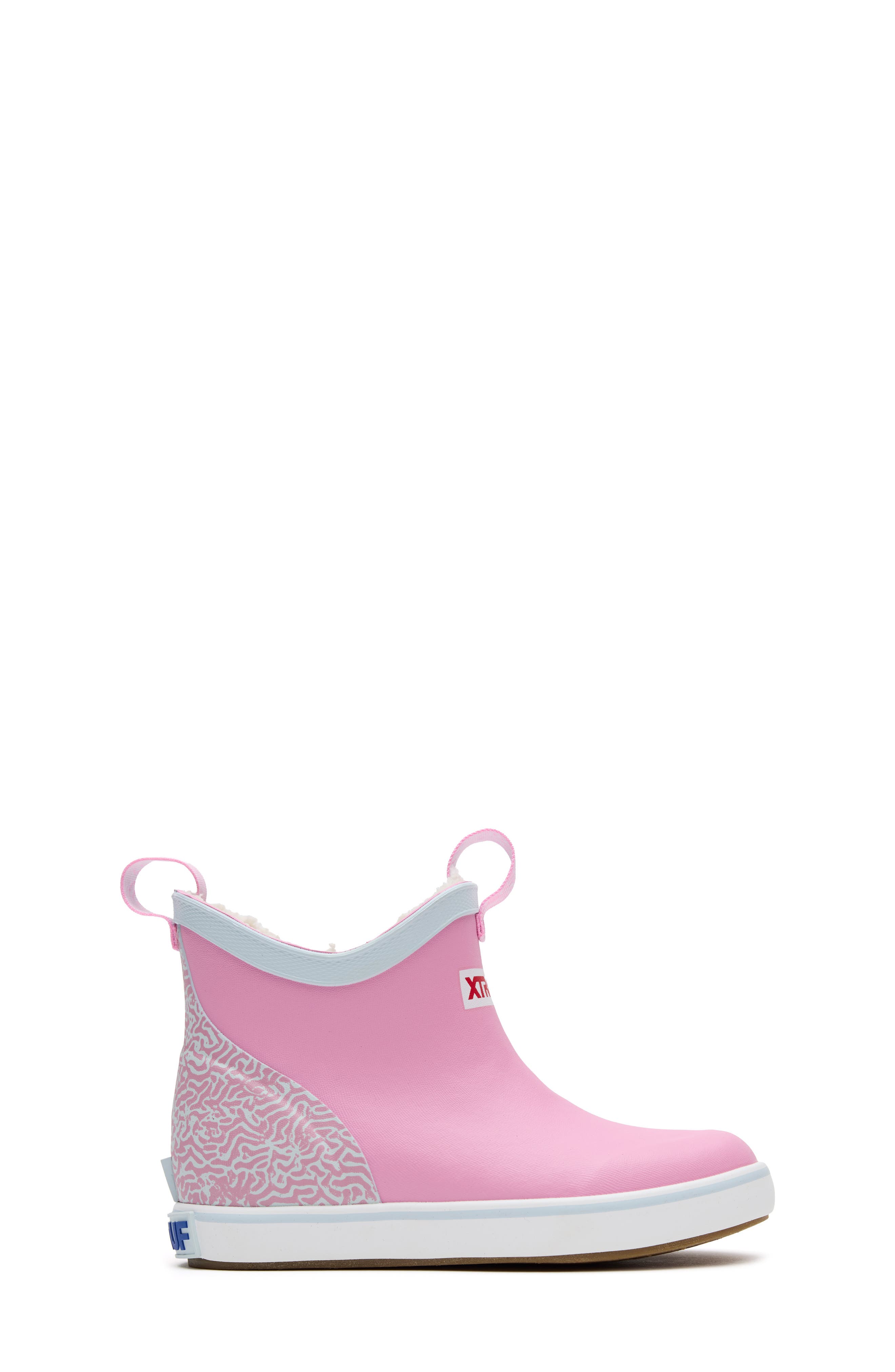 Trolling Ice Fleece Lined Waterproof Ankle Deck Boot, Alternate, color, ORCHID
