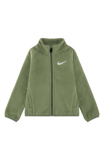 Nike Fleece Jacket In Green