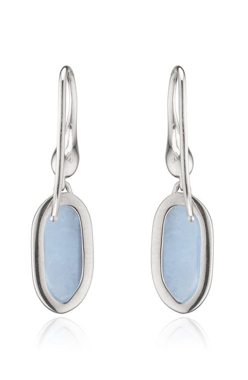 Monica Vinader Vega Drop Earrings In Sterling Silver