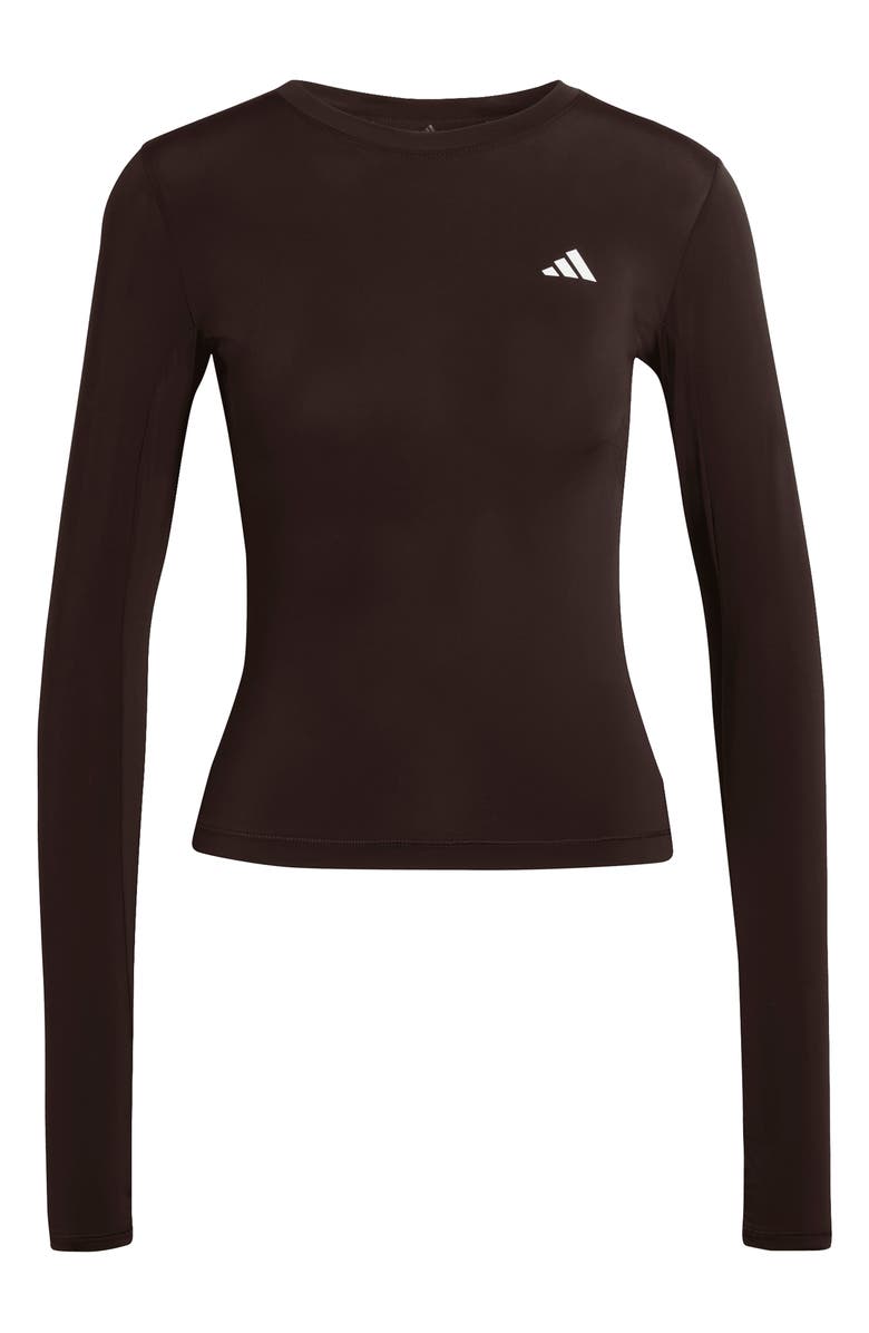 adidas Power Essentials Workout Contour Long Sleeve Top, Alternate, color, 
