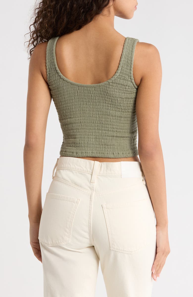 Marine Layer Coralina Cotton Smock Tank, Alternate, color, Sea Spray