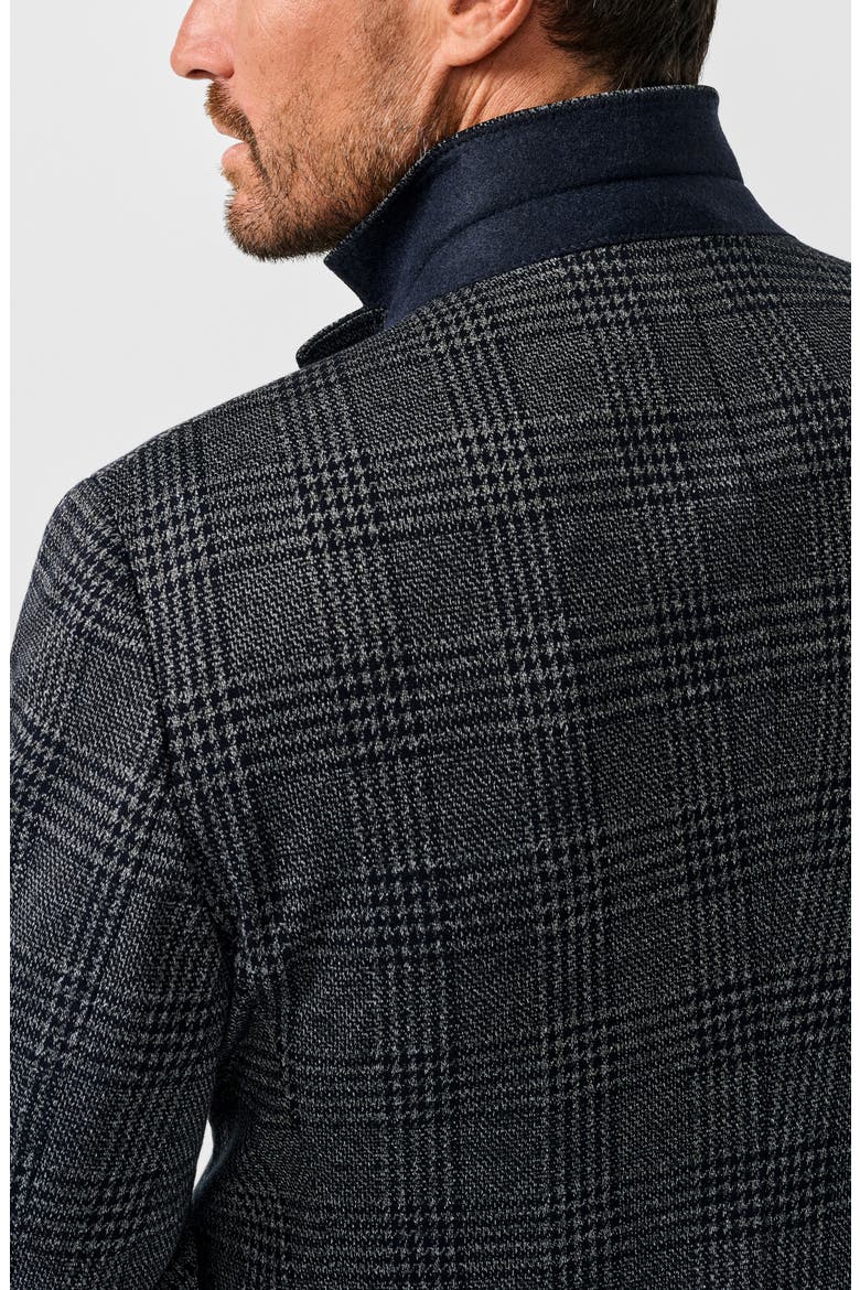 Glen Plaid Stretch Sport Coat, Alternate, color, NAVY