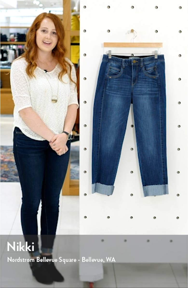 Ab-Solution High Waist Ankle Straight Leg Jeans, sales video thumbnail