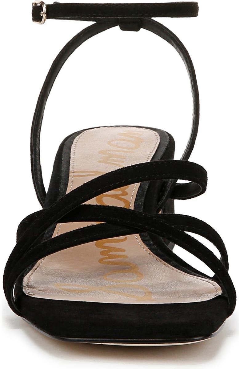 Sam Edelman Whitley Ankle Strap Sandal, Alternate, color, Black