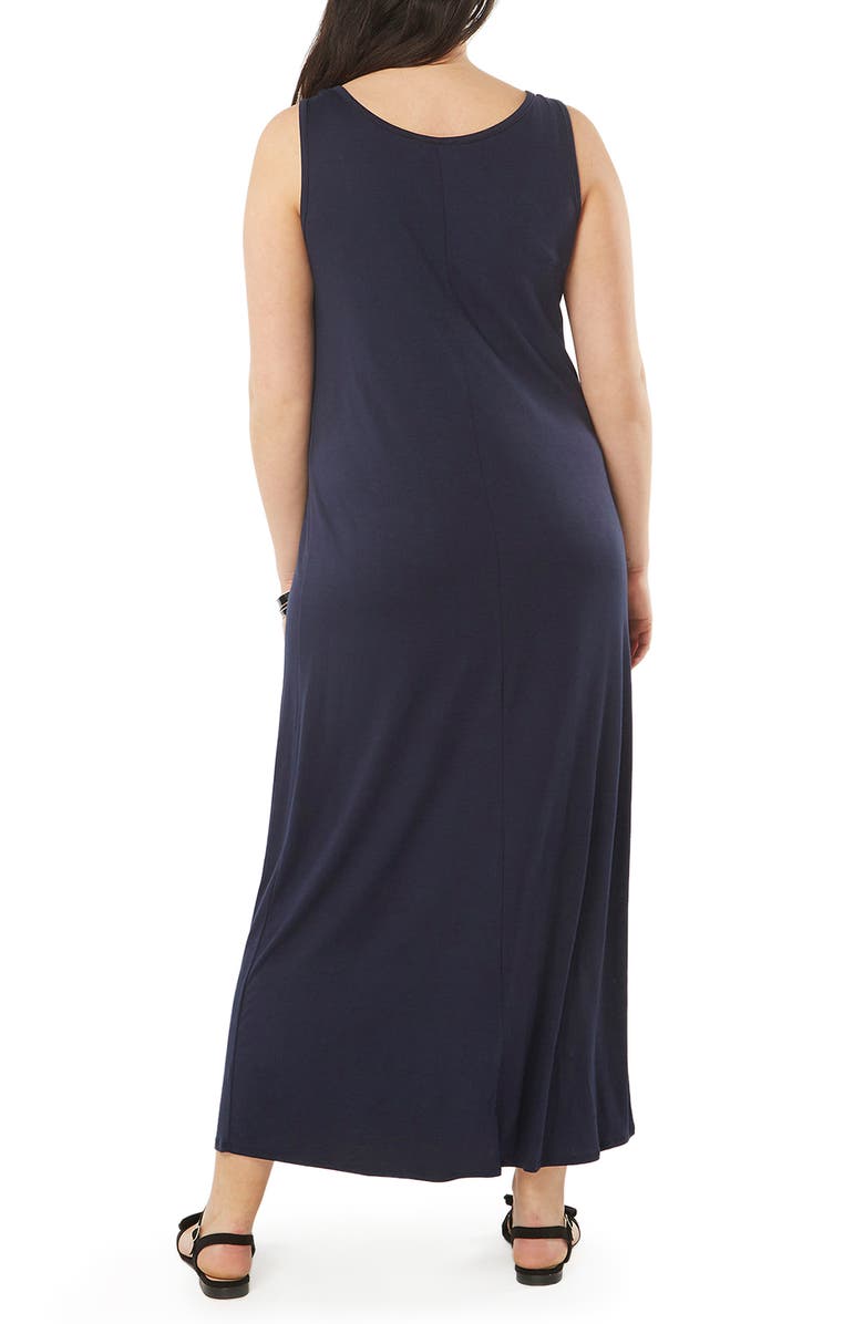 Evans Stretch Knit Maxi Dress, Alternate, color,